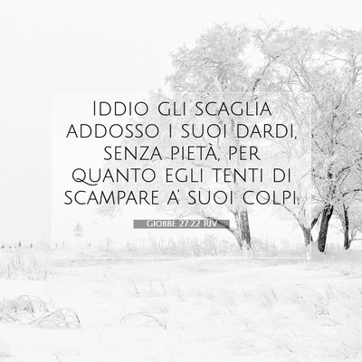 Giobbe 27:22 RIV Immagine del Versetto della Bibbia
