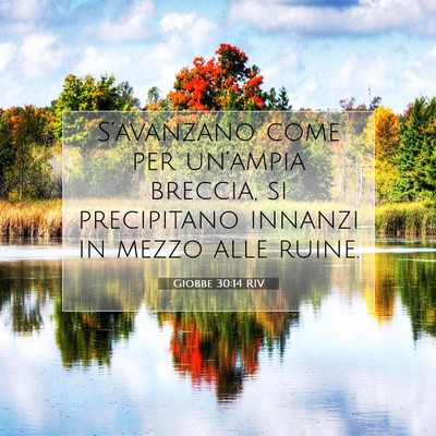 Giobbe 30:14 Versetto della Bibbia Spiegato