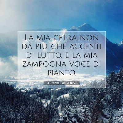 Giobbe 30:31 Versetto della Bibbia Spiegato