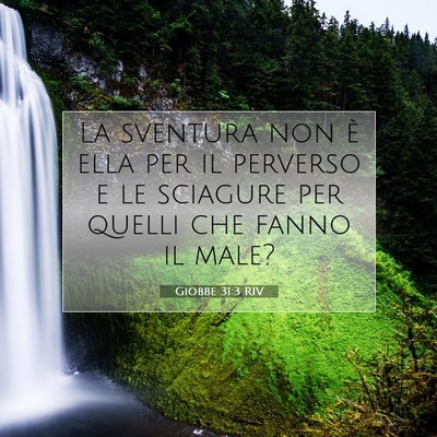Giobbe 31:3 RIV Immagine del Versetto della Bibbia