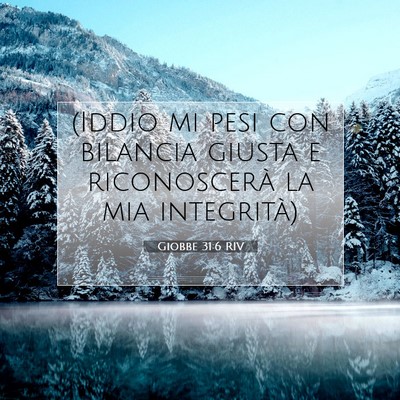 Giobbe 31:6 Versetto della Bibbia Spiegato