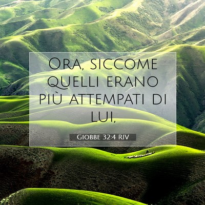 Giobbe 32:4 Versetto della Bibbia Spiegato