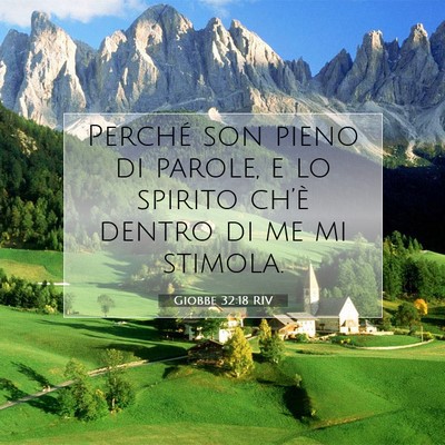 Giobbe 32:18 Versetto della Bibbia Spiegato