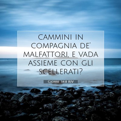 Giobbe 34:8 Versetto della Bibbia Spiegato