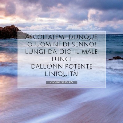 Giobbe 34:10 RIV Immagine del Versetto della Bibbia