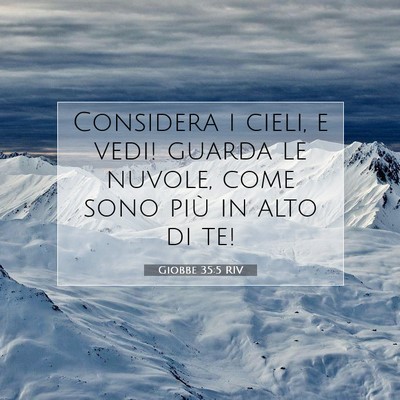 Giobbe 35:5 Versetto della Bibbia Spiegato
