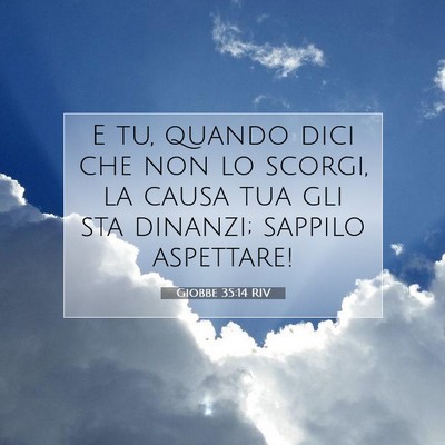 Giobbe 35:14 Versetto della Bibbia Spiegato