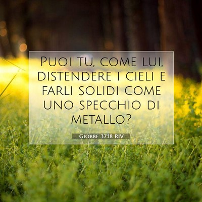 Giobbe 37:18 RIV Immagine del Versetto della Bibbia