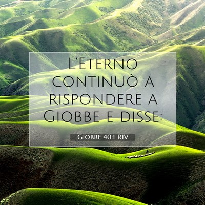 Giobbe 40:1 Versetto della Bibbia Spiegato