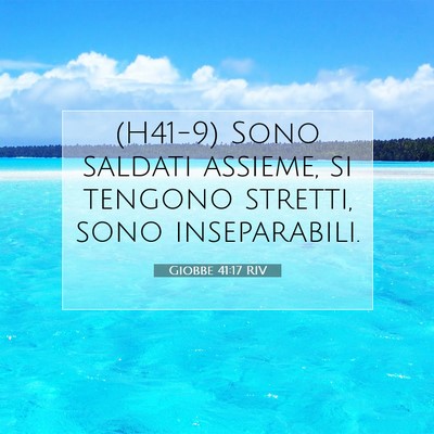 Giobbe 41:17 Versetto della Bibbia Spiegato