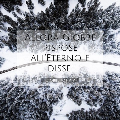 Giobbe 42:1 Versetto della Bibbia Spiegato