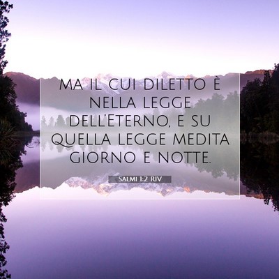 Salmi 1:2 Versetto della Bibbia Spiegato