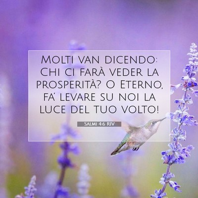 Salmi 4:6 Versetto della Bibbia Spiegato