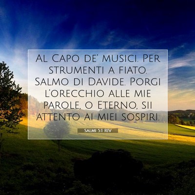 Salmi 5:1 Versetto della Bibbia Spiegato