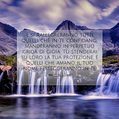 Salmi 5:11 Versetto della Bibbia Spiegato