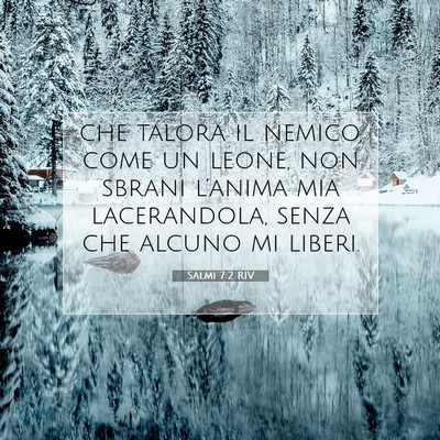 Salmi 7:2 Versetto della Bibbia Spiegato