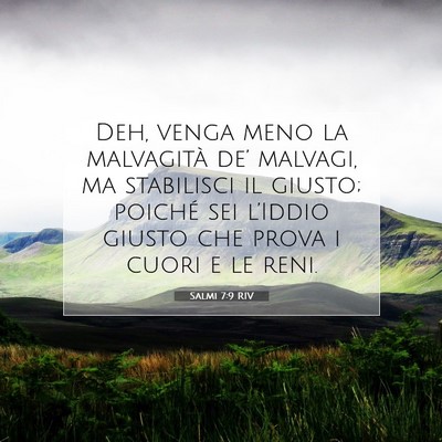 Salmi 7:9 RIV Immagine del Versetto della Bibbia