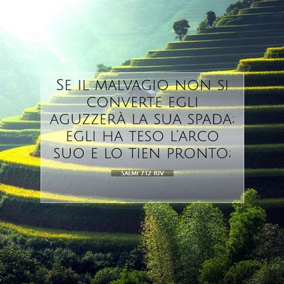 Salmi 7:12 Versetto della Bibbia Spiegato