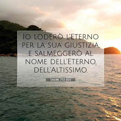 Salmi 7:17 RIV Immagine del Versetto della Bibbia