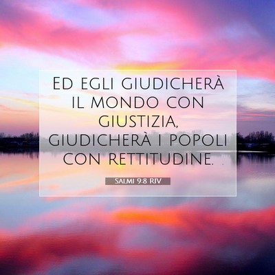 Salmi 9:8 Versetto della Bibbia Spiegato