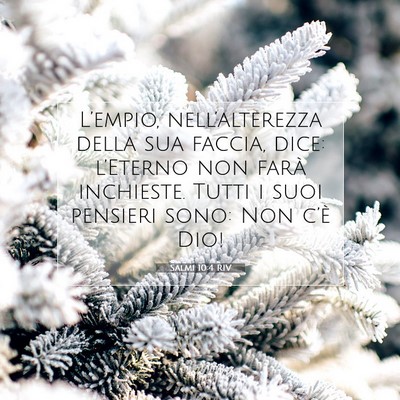 Salmi 10:4 RIV Immagine del Versetto della Bibbia