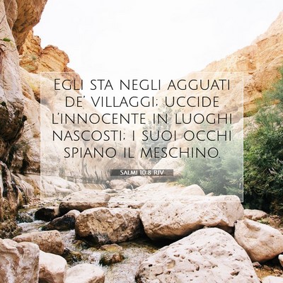Salmi 10:8 Versetto della Bibbia Spiegato