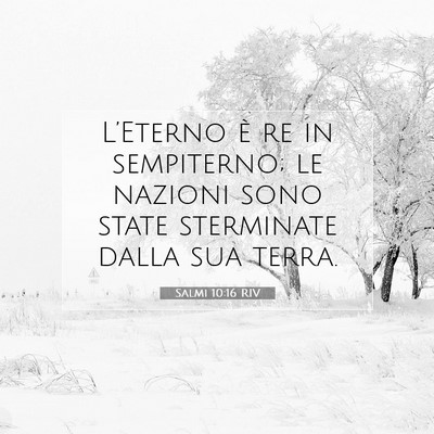 Salmi 10:16 Versetto della Bibbia Spiegato