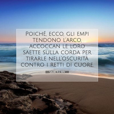 Salmi 11:2 RIV Immagine del Versetto della Bibbia