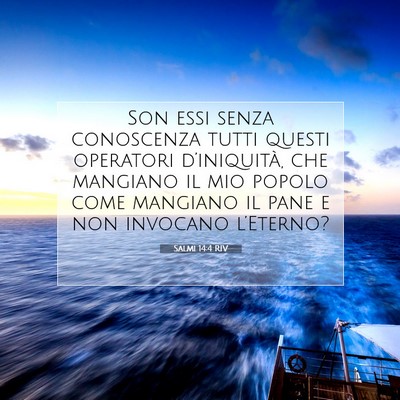 Salmi 14:4 RIV Immagine del Versetto della Bibbia