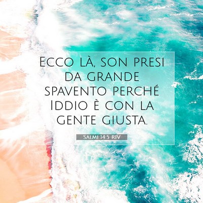 Salmi 14:5 Versetto della Bibbia Spiegato