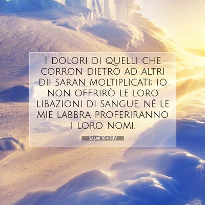 Salmi 16:4 RIV Immagine del Versetto della Bibbia