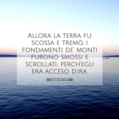 Salmi 18:7 Versetto della Bibbia Spiegato
