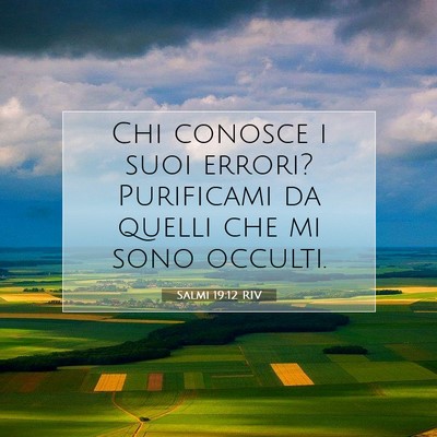 Salmi 19:12 Versetto della Bibbia Spiegato