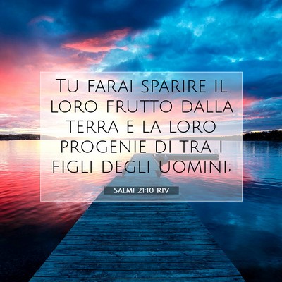 Salmi 21:10 Versetto della Bibbia Spiegato