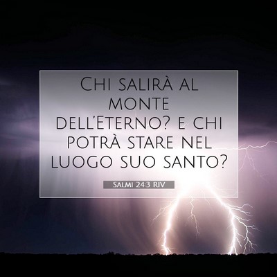 Salmi 24:3 RIV Immagine del Versetto della Bibbia