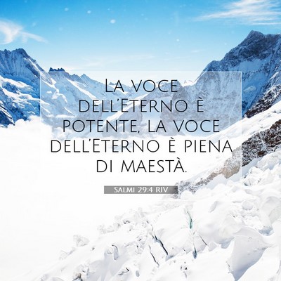 Salmi 29:4 Versetto della Bibbia Spiegato