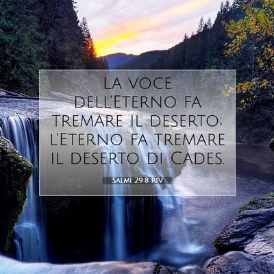 Salmi 29:8 RIV Immagine del Versetto della Bibbia