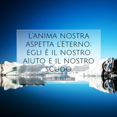 Salmi 33:20 Versetto della Bibbia Spiegato