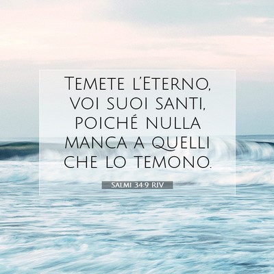 Salmi 34:9 RIV Immagine del Versetto della Bibbia