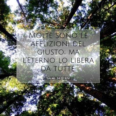 Salmi 34:19 RIV Immagine del Versetto della Bibbia