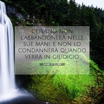Salmi 37:33 RIV Immagine del Versetto della Bibbia