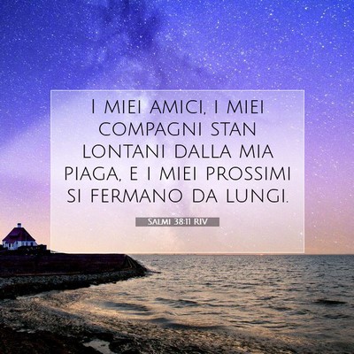 Salmi 38:11 Versetto della Bibbia Spiegato