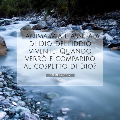 Salmi 42:2 RIV Immagine del Versetto della Bibbia