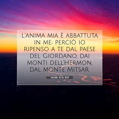 Salmi 42:6 Versetto della Bibbia Spiegato