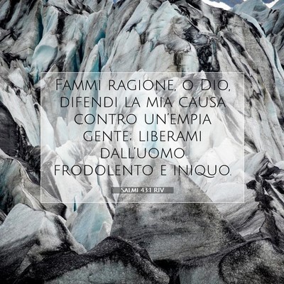 Salmi 43:1 RIV Immagine del Versetto della Bibbia