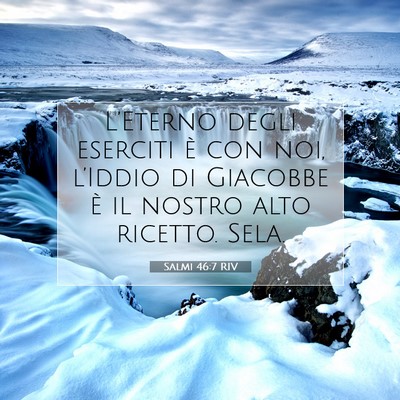 Salmi 46:7 RIV Immagine del Versetto della Bibbia