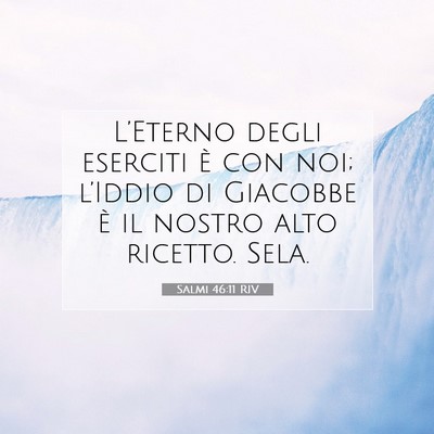 Salmi 46:11 RIV Immagine del Versetto della Bibbia