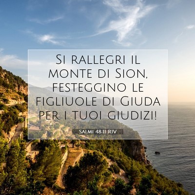 Salmi 48:11 Versetto della Bibbia Spiegato