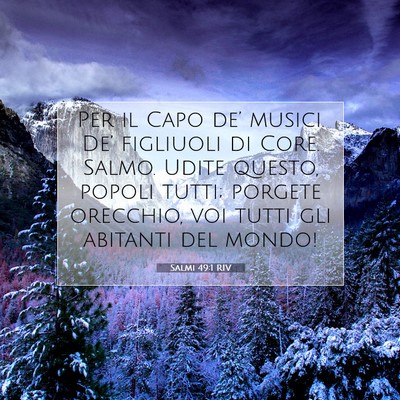 Salmi 49:1 RIV Immagine del Versetto della Bibbia