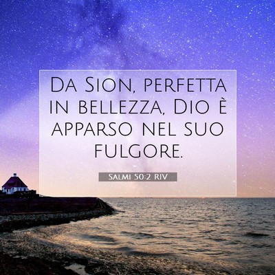 Salmi 50:2 RIV Immagine del Versetto della Bibbia